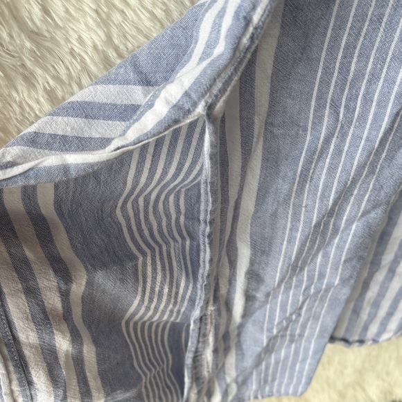 Rails Striped Blue and White Midi Dress - Picture 6 of 15